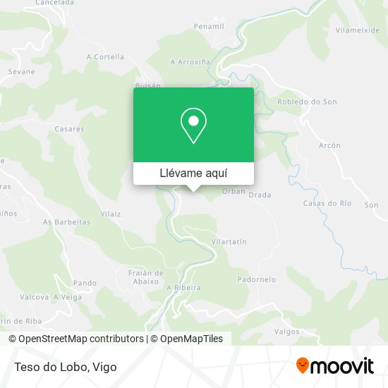 Mapa Teso do Lobo