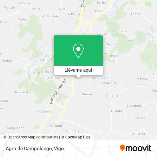 Mapa Agro de Campolongo