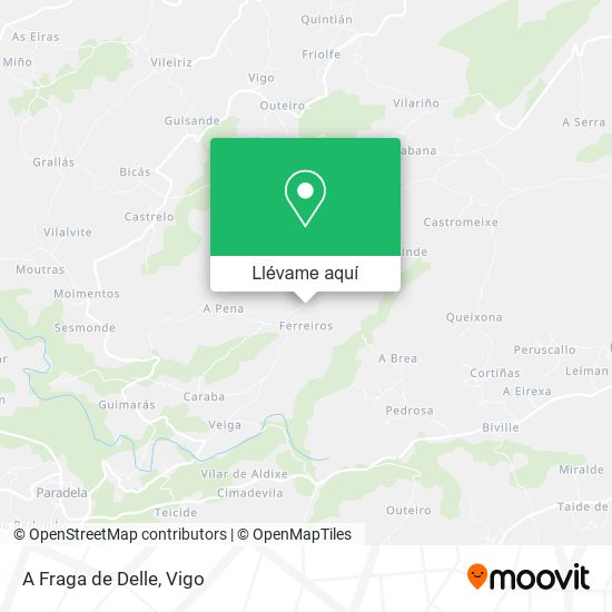 Mapa A Fraga de Delle