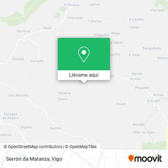 Mapa Serrón da Matanza