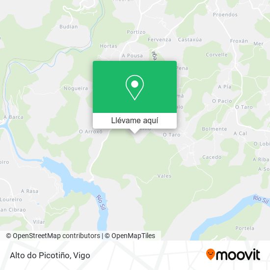 Mapa Alto do Picotiño