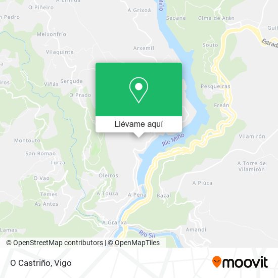 Mapa O Castriño