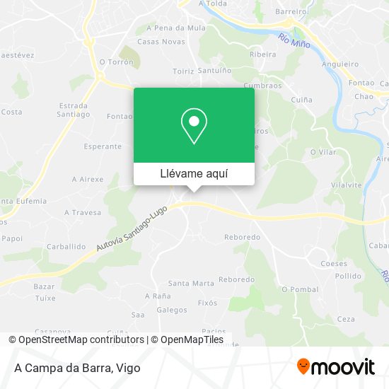 Mapa A Campa da Barra