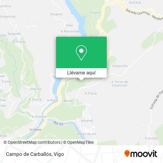 Mapa Campo de Carballós