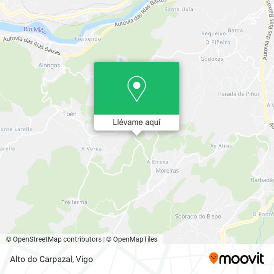 Mapa Alto do Carpazal