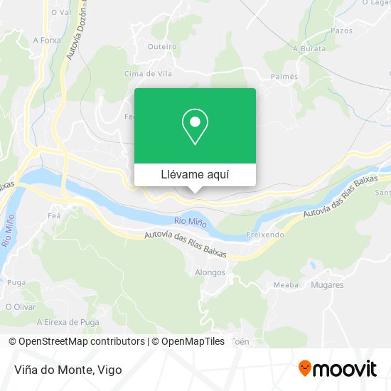 Mapa Viña do Monte
