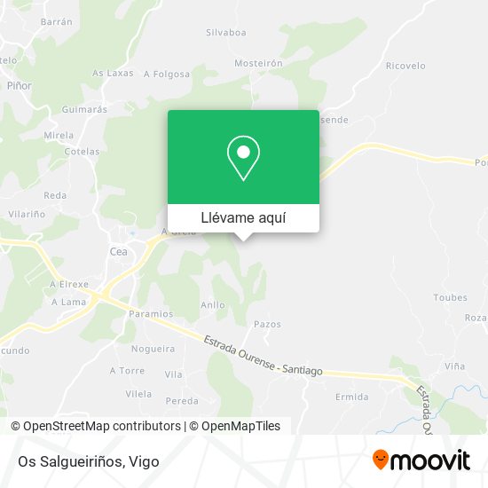Mapa Os Salgueiriños