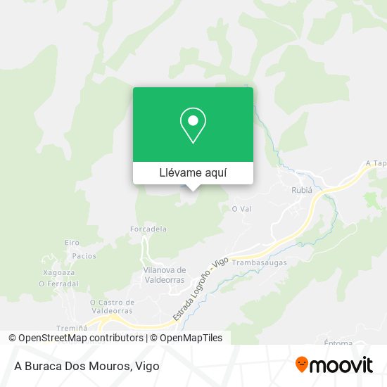 Mapa A Buraca Dos Mouros