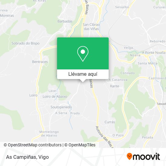 Mapa As Campiñas