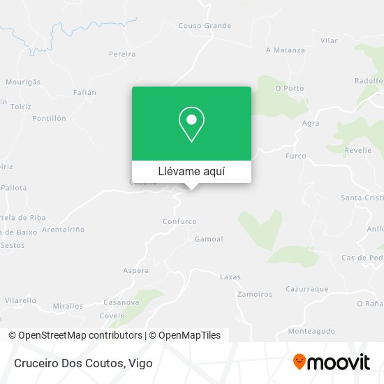 Mapa Cruceiro Dos Coutos
