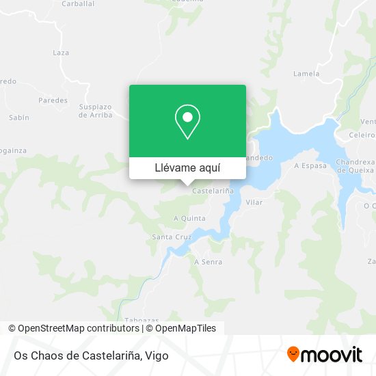 Mapa Os Chaos de Castelariña
