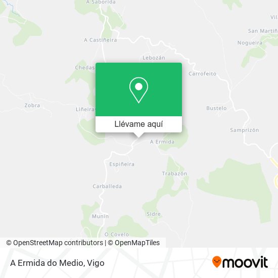 Mapa A Ermida do Medio