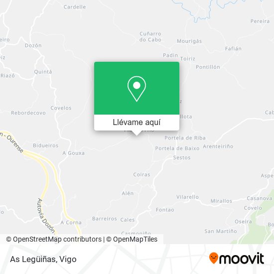 Mapa As Legüiñas