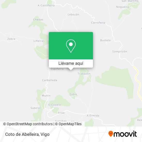 Mapa Coto de Abelleira