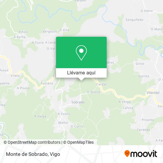 Mapa Monte de Sobrado