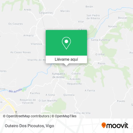 Mapa Outeiro Dos Picoutos