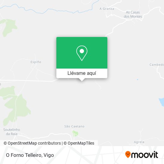 Mapa O Forno Telleiro