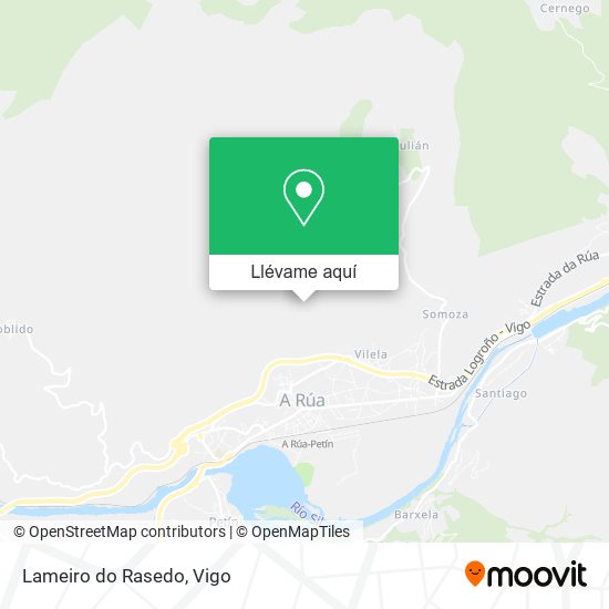 Mapa Lameiro do Rasedo