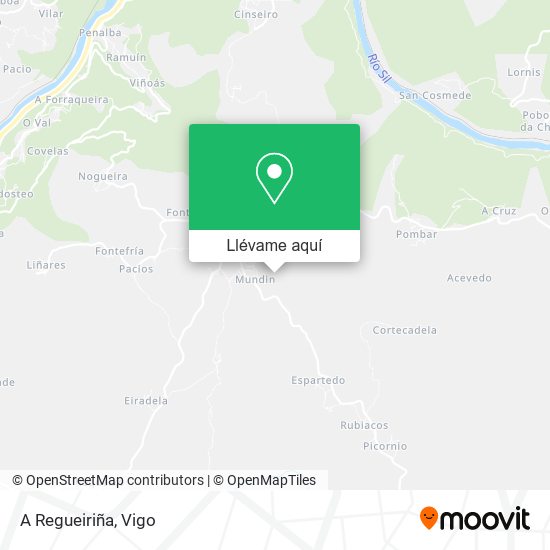 Mapa A Regueiriña