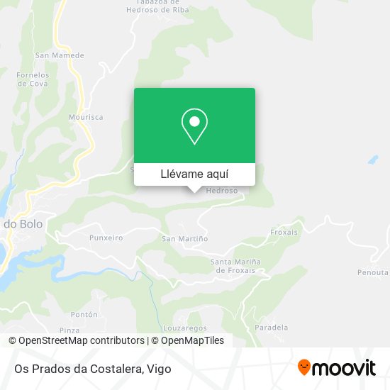 Mapa Os Prados da Costalera