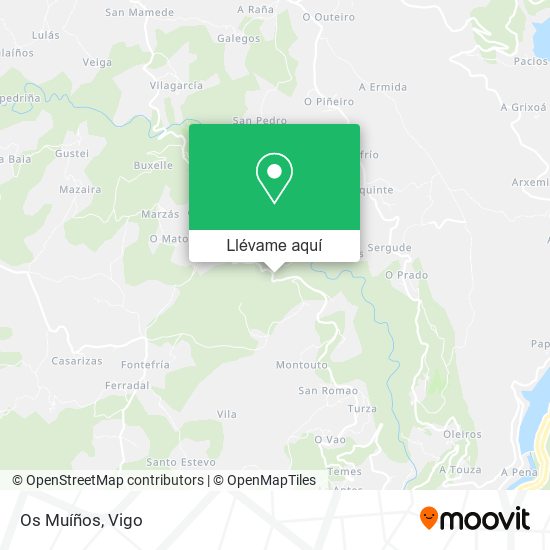 Mapa Os Muíños