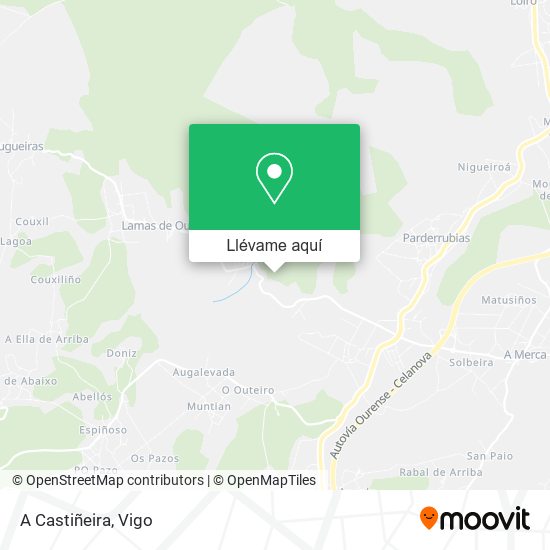 Mapa A Castiñeira