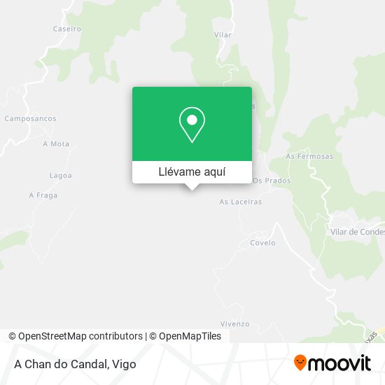 Mapa A Chan do Candal