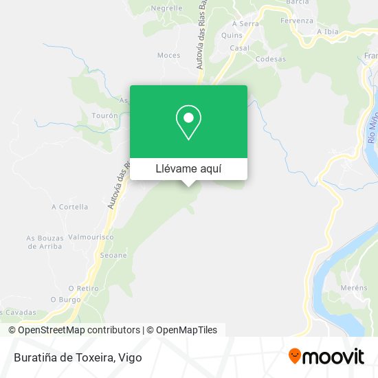 Mapa Buratiña de Toxeira
