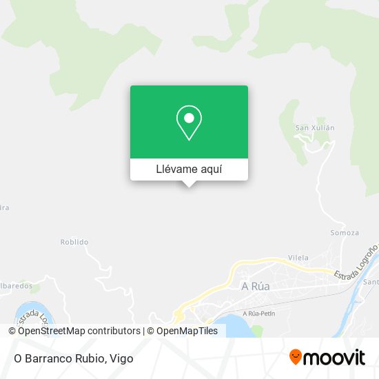 Mapa O Barranco Rubio