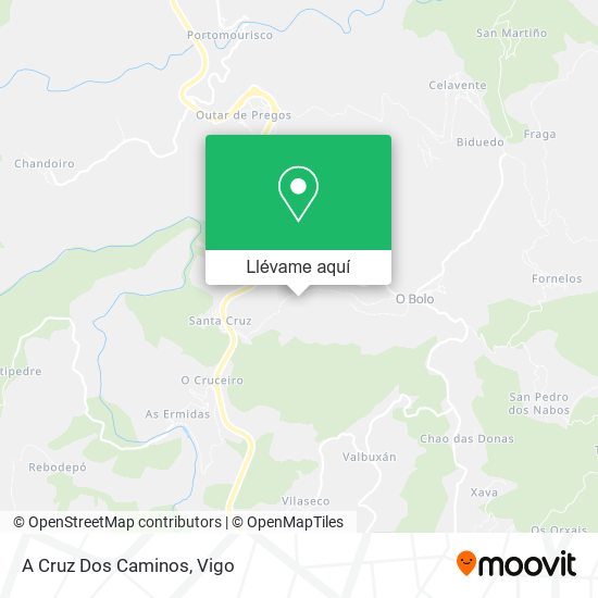 Mapa A Cruz Dos Caminos