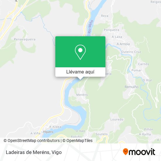 Mapa Ladeiras de Meréns