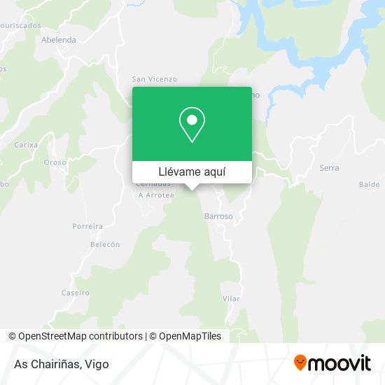 Mapa As Chairiñas