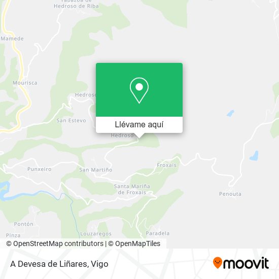 Mapa A Devesa de Liñares