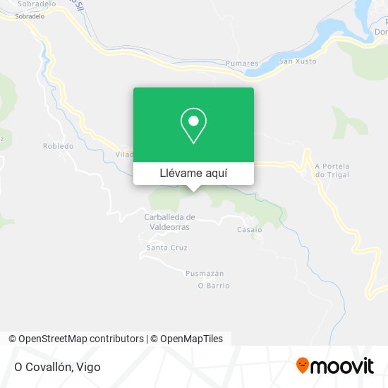 Mapa O Covallón