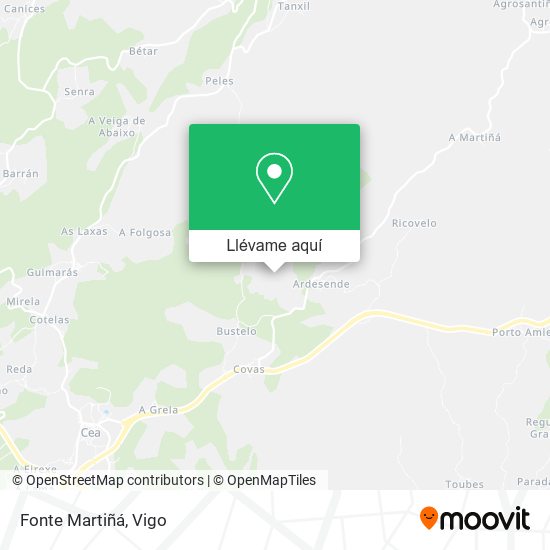 Mapa Fonte Martiñá