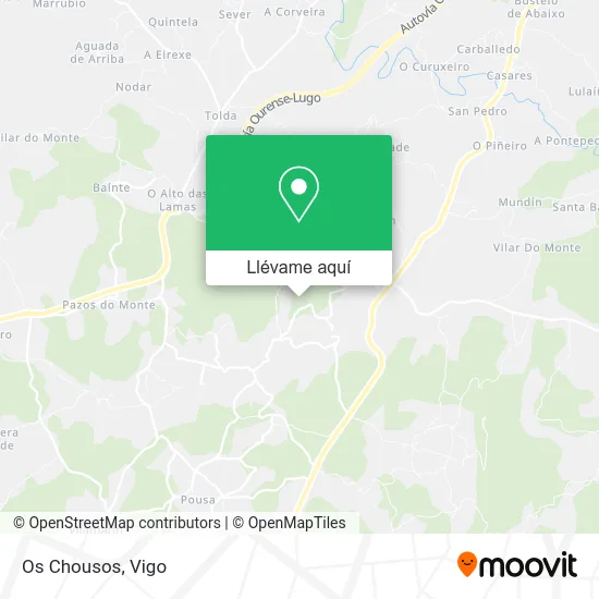 Mapa Os Chousos