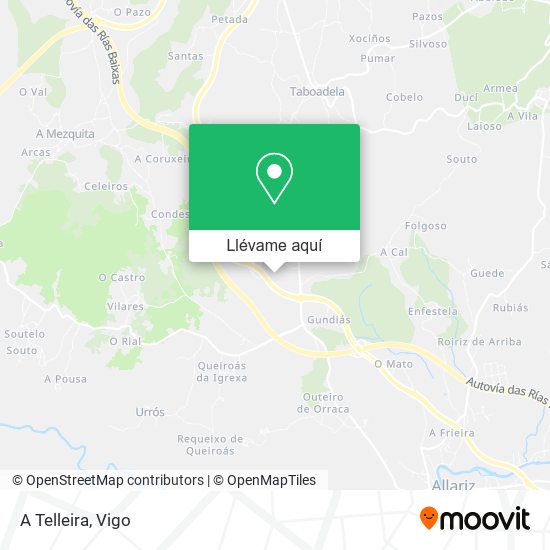Mapa A Telleira