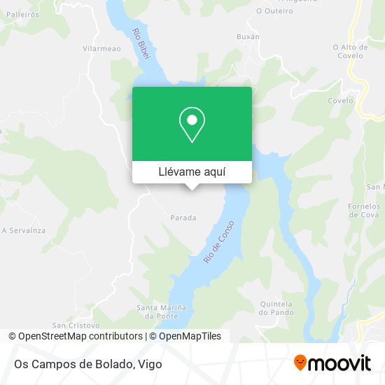 Mapa Os Campos de Bolado