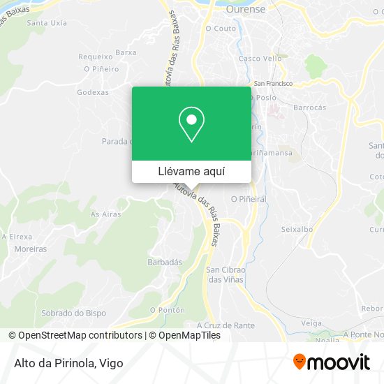 Mapa Alto da Pirinola