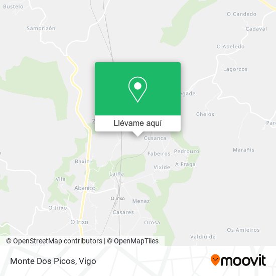 Mapa Monte Dos Picos