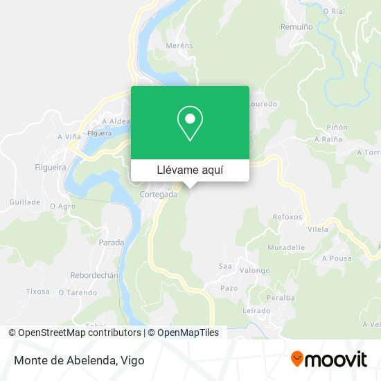 Mapa Monte de Abelenda