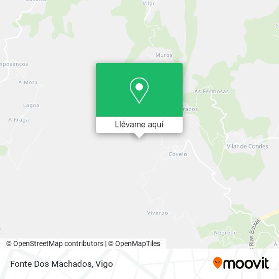 Mapa Fonte Dos Machados