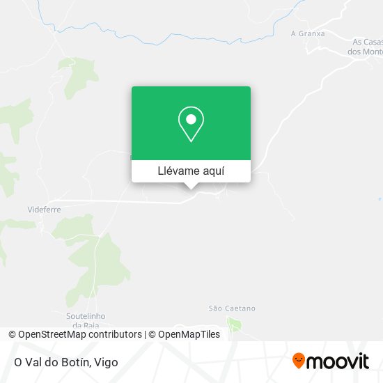 Mapa O Val do Botín