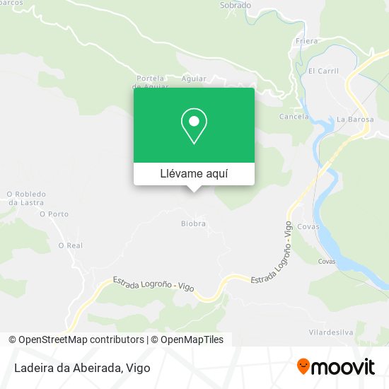 Mapa Ladeira da Abeirada