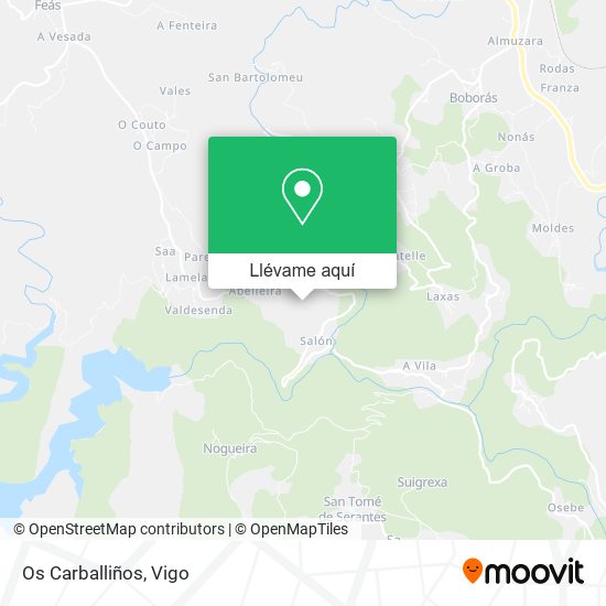 Mapa Os Carballiños