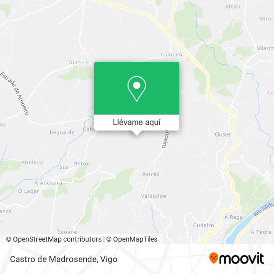 Mapa Castro de Madrosende