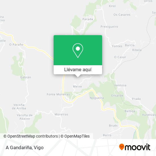 Mapa A Gandariña