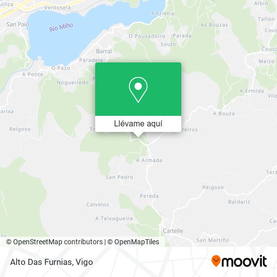 Mapa Alto Das Furnias