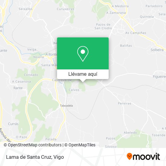 Mapa Lama de Santa Cruz