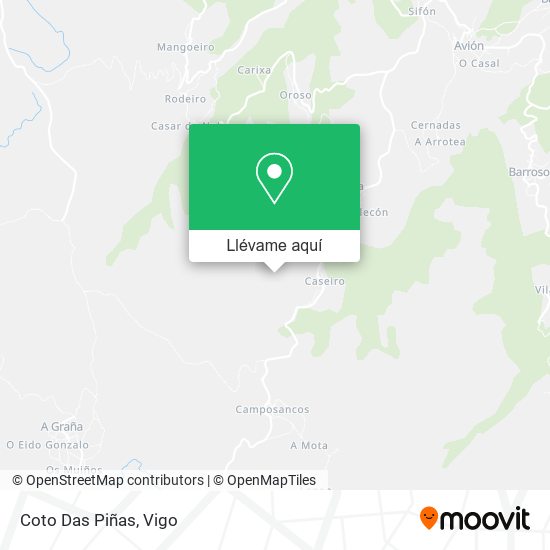 Mapa Coto Das Piñas